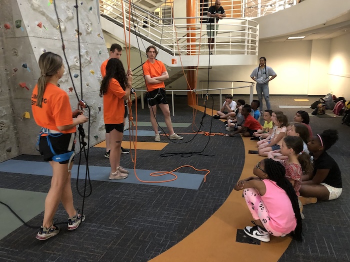 Illinois Center Chicago Rock Climbing Wall - Kids Rock Climbing Orientation